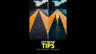 How Make City Below Manipulation in Photoshop Tutorial #tips #tutorial #photoshop #shorts #ytshorts