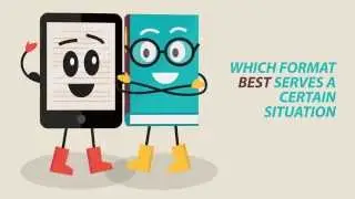 BookWars: E-books vs. Printed Books - Infographic Video