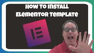 How To Install Elementor Template [Import]