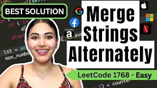 Merge Strings Alternately - LeetCode  1768 - Python #leetcode #leetcode75