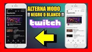 como PONER TWITCH en NEGRO ✅2024✅