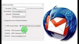 How to Configure Gmail Account POP3 in Mozilla Thunderbird (Free Email Client)