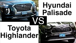 Toyota Highlander VS Hyundai Palisade comparison