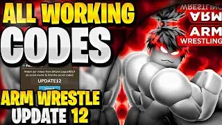 🤯*NEW* ALL WORKING ARM WRESTLE UPDATE 12 CODES FOR GYM LEAGUE! ROBLOX GYM LEAGUE CODES