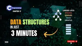 Advanced Data Structures in C in just 3 minutes | Linked Lists, Stacks, Queues, Trees & Graphs