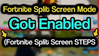 How to do Fortnite SPLIT SCREEN in PS4 & Xbox One (Fortnite Split Screen is WORKING NOW)!