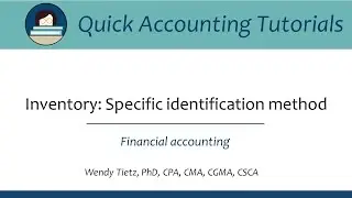 Inventory - Specific identification method: Financial Accounting