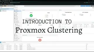 Proxmox Clustering Introduction