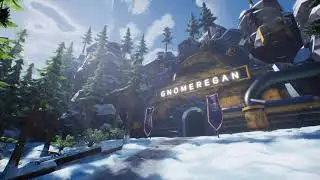 Entrance to Gnomeregan - Stylized Warcraft Unreal Engine 5 Environment