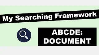 ABCDE | Step Four: Document Your Search | Five Minute Friday