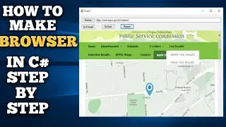 C# Web Browser | How to make a web browser | How to make your own Browser