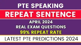 Repeat Sentence | PTE Speaking | Real Exam Questions | 99% Repeat Rate by Ambition Abroad