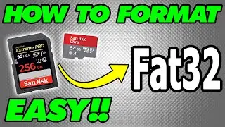 EASY - How to Format Large SD Cards to Fat32