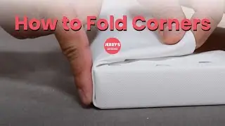 How to Fold Perfect Canvas Corners!