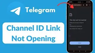 Fix Telegram Link Not Opening Problem 2024 | Telegram Link Not Working