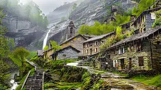 Foroglio, the hidden gem in the heart of the Swiss Alps! 🇨🇭 Switzerland 4K