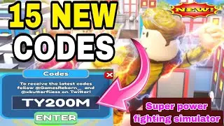 *ALL CODES WORK* Super Power Fighting Simulator ROBLOX | JULY 14, 2024