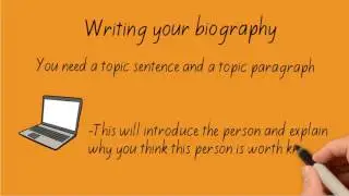 How to write a Biography