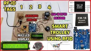 Automated Smart Trolley with Smart Billing Using Arduino | RFID Based Smart Shopping Cart