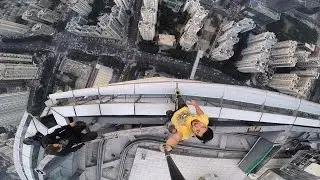 Китайский небоскреб.Руфинг.Rolls-Royce.Доставка Цветов
