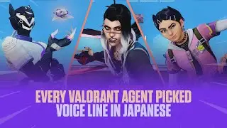Every Valorant Agent Pick Voice Line In Japanese 🇯🇵