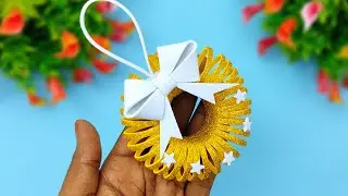 ❄️ Christmas Crafts Idea 🎄 Handmade Christmas Wreath❄ Christmas Tree Decorations Idea🎄