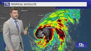 Sunday 11p Update: Tropical Storm Debby becomes Category 1 hurricane