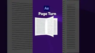 How to Animate a Page Turn in After Effects | Tutorial