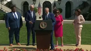 President Joe Biden forgets he already shook Senator Chuck Schumer's hand