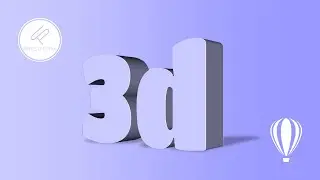 COMO criar um EFEITO 3D em um texto no CorelDRAW