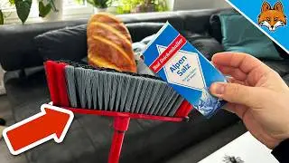 Dump Salt on the Broom and WATCH WHAT HAPPENS💥(Genius Trick)🤯