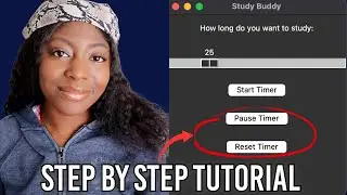 Adding Pause and Reset Buttons to Your Python Timer App | Build a Timer App