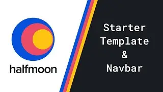 Responsive Website with Halfmoon Framework | Part - 1 | Starter Template and Navbar