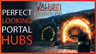 Valheim Portal Hub Build Tip! How to Perfect Your Valheim Portal Room, Valheim Building Idea 