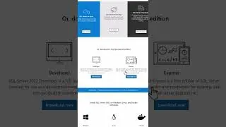 Install SQL Server Developer 2022 on your computer for free #shorts #sqlserver #sqlserver2022