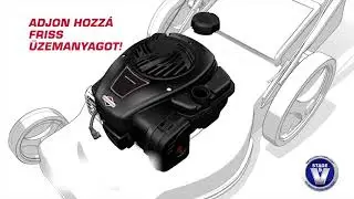 PRIMER PUMPÁVAL FELSZERELT BRIGGS & STRATTON MOTOROK ELSŐ ÜZEMBEHELYEZÉSE