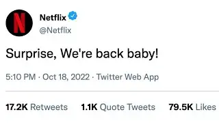 Netflix is Making a Comeback