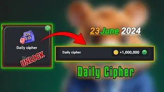 Hamster Kombat Daily Cipher Morse Code | 26/06/2024 | Claim 1,000,000 Coins Task Reward