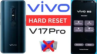 Vivo V17 Pro Hard Reset 2024! Unlock Screen Lock Remove PIN Pattern Password Lock Without PC ✅