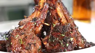 Bourbon Glazed Lamb Chops | Easy Lamb Chops Recipe | Father’s Day Dinner Special