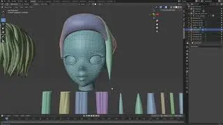 Blender Quick Hair with Remesh