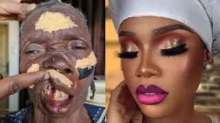 UNBELIEVABLE 😱😳🔥✂️ VIRAL BRIDAL MAKEUP & GELE TRANSFORMATION💄MAKEUP TUTORIAL