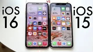 iOS 16 Vs iOS 15 On iPhone X! (Comparison)