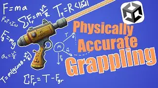 How to make a Physically Accurate Grappling Hook/Gun in Unity - Step by Step tutorial in 5 levels