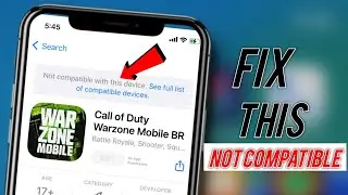 COD Warzone Not Compatible With This Device | Not Compatible With This Device iPhone