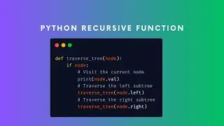 Рекурсивная функция в Python.