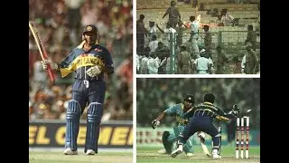 1996 Cricket World Cup Semi Final - India vs Sri Lanka - Full Highlights