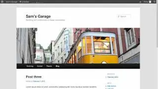 Set a static front page in WordPress