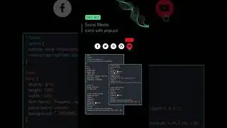 Social Media Icons Design HTML and CSS 2023 