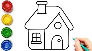 House Drawing | How To Draw A House | Smart Kids Art